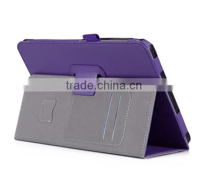 Multifunctional Leather Case for Samsung Tab A 10.1 2016 with Card Slots and Elastic Hand Strap
