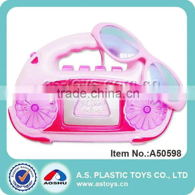 Novelty battery plastic pink kids CD Player