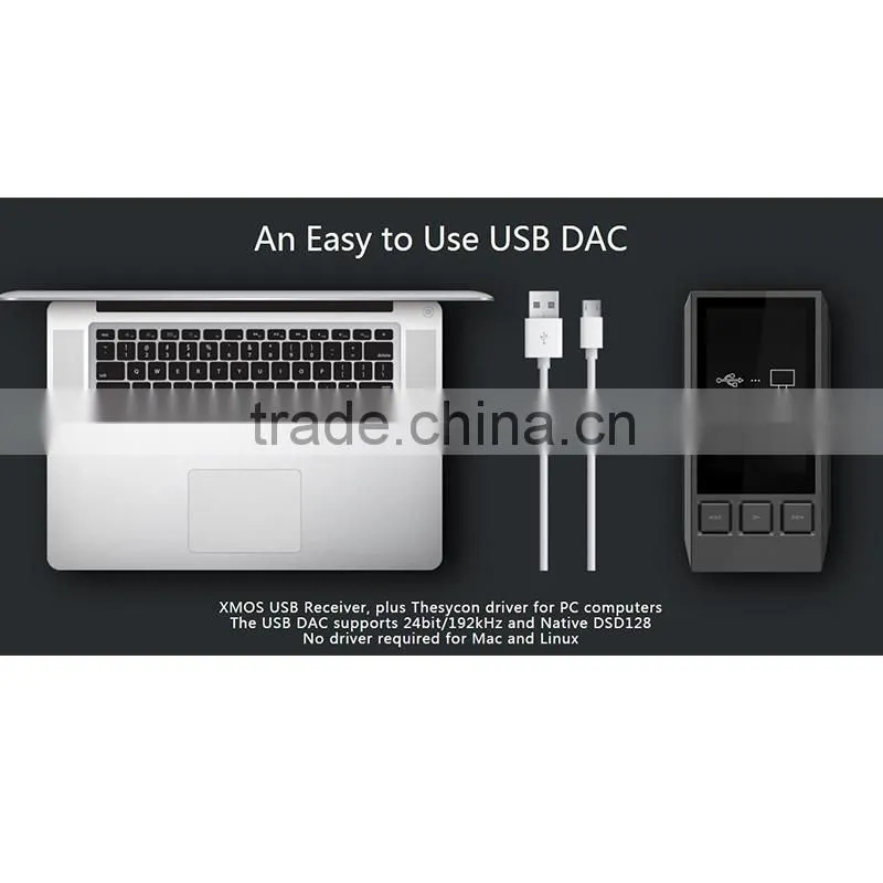 New iBasso DX80 High Resolution HIFI Audio Player with Extreme Audio USB/Mobile Charger Kit
