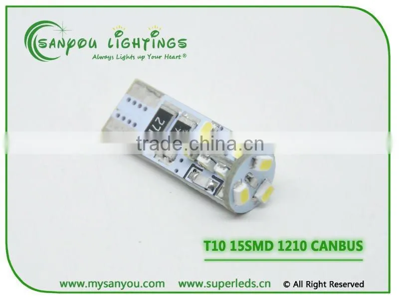 led automotive light 12V Canbus T10 194 3SMD