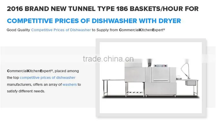 2016 High Quality Commercial Conveyor Dishwasher Competitive Prices Hotel Dishwasher
