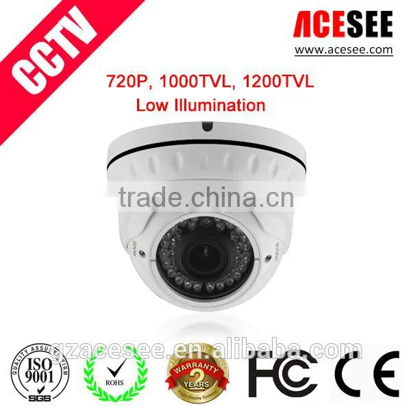 ACESEE 2015 New Launched Sony CMOS 1000TVL CCTV Dome Camera With Audio Function