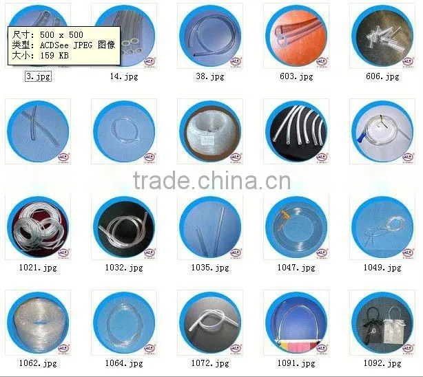 pvc transparent clear soft tube