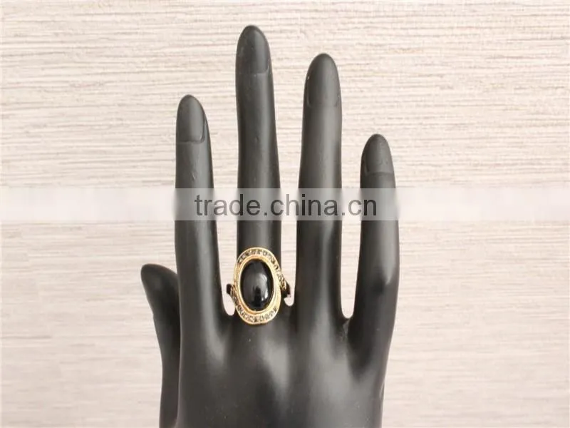 Hot sale gold plated rings cheap , rhinestone rings fashion jewelry
