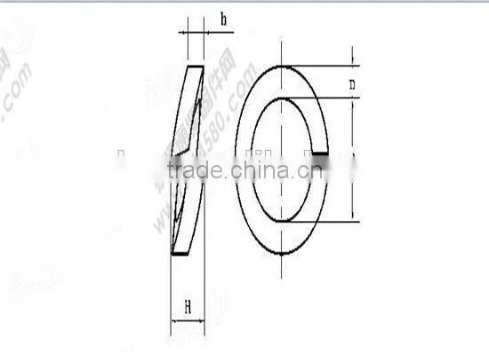hot sale on alibaba spring washer split lock washer