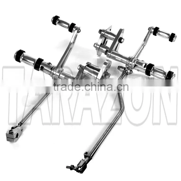 Motocycle Custom Made CNC Aluminum Adjustable Rear Sets Forward Foot Controls