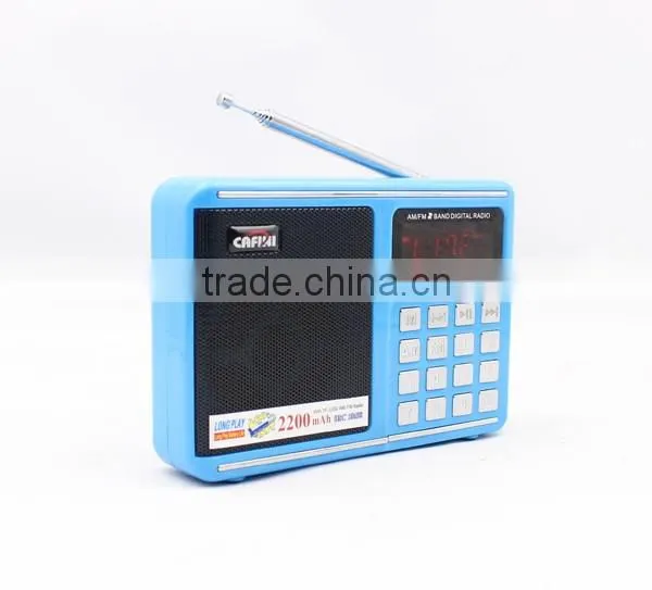 Manual portable digital small loudspeaker