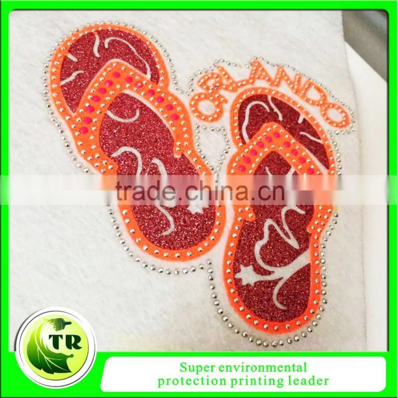 Laser cutting hot fix motif for clothing