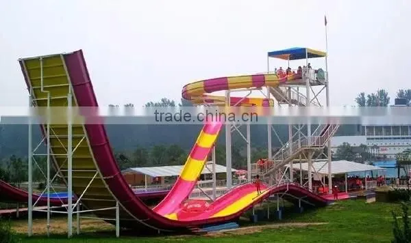 Aqua park equipment water park rainbow slide price