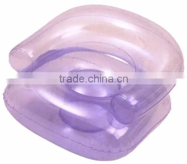 New design heart shaped inflatable chair couch furniture with high quality