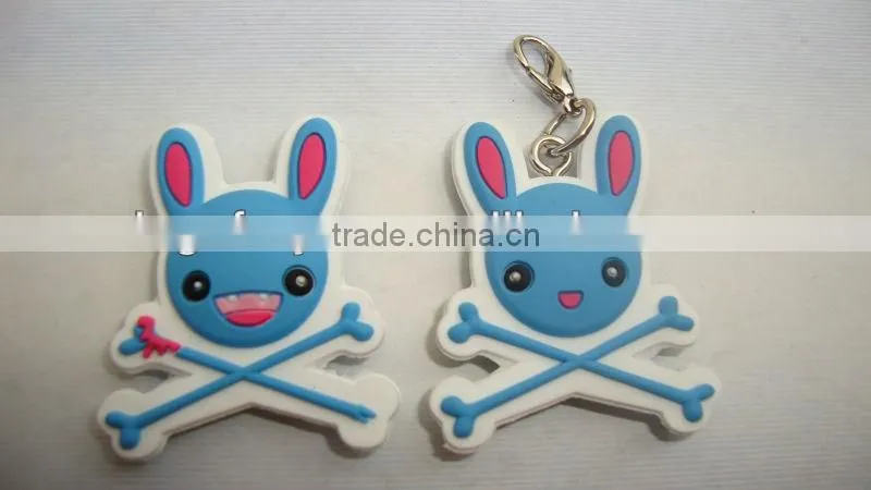lovely rubber zipper pull