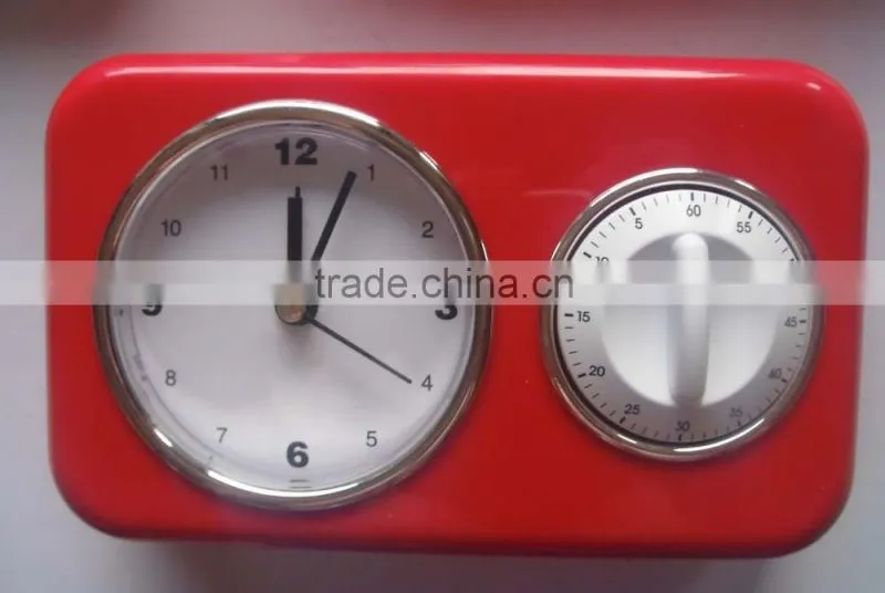 kitchen table alarm clock with timer