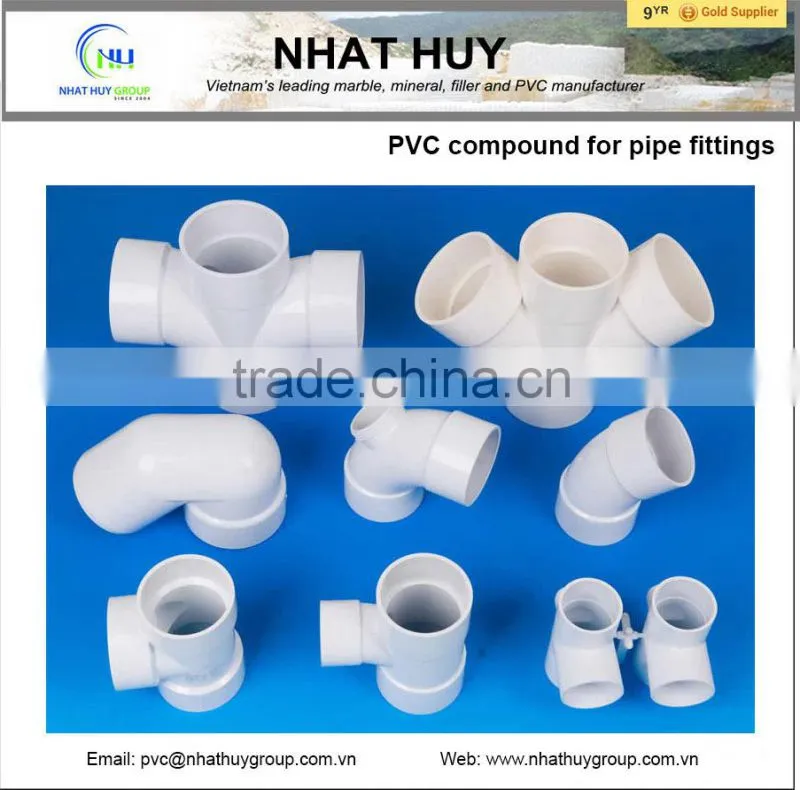 UPVC compound for pipe fittings (factory price)
