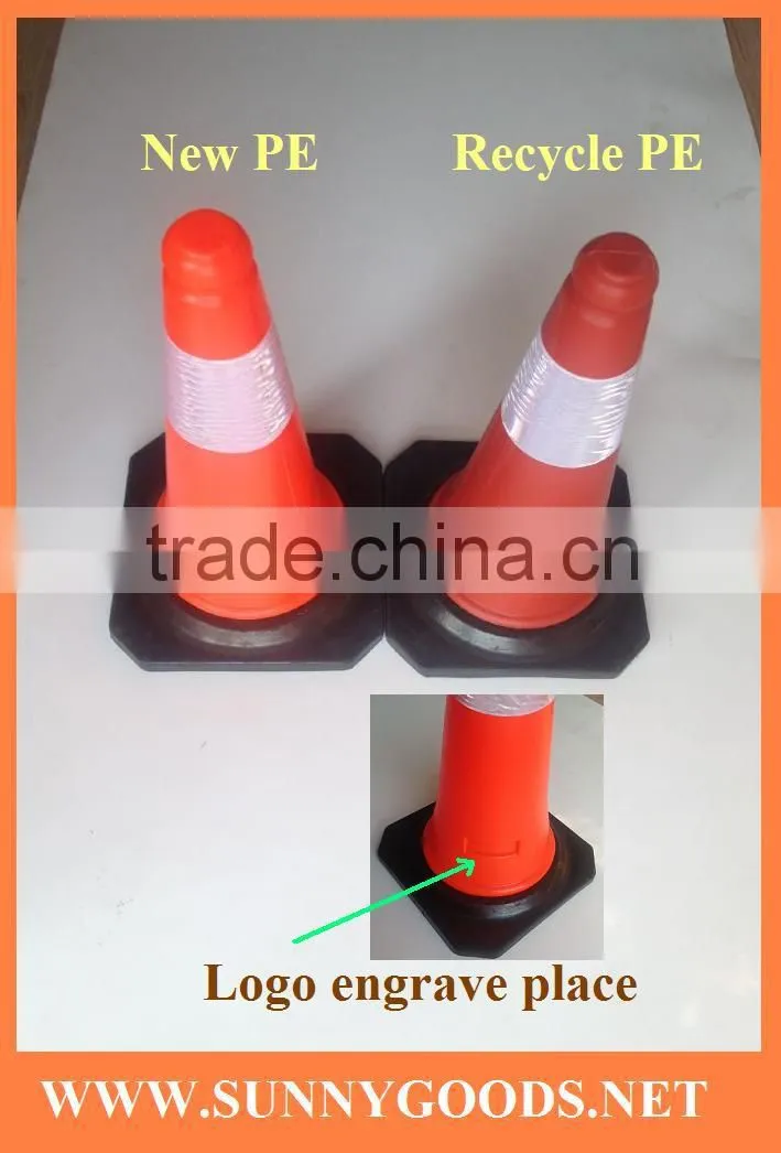 height 500mm safety plastic traffic sport cones
