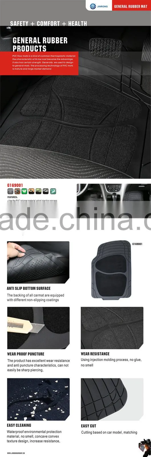 Universal PVC car floor mat