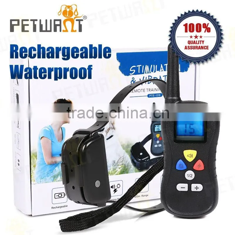 barking control device remote dog control collar with led display