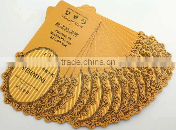 Brown/white Cardboard Ppaer Material and Matte Surface Handling Paper card for Keychain