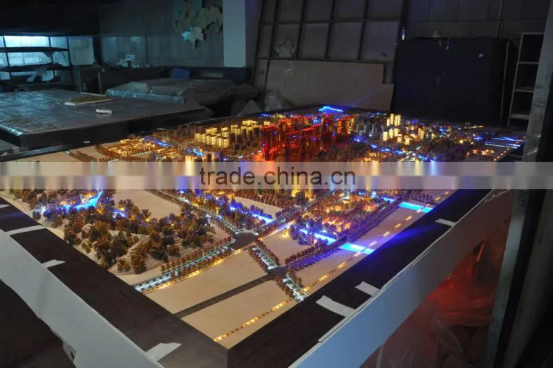 Wooden building model
