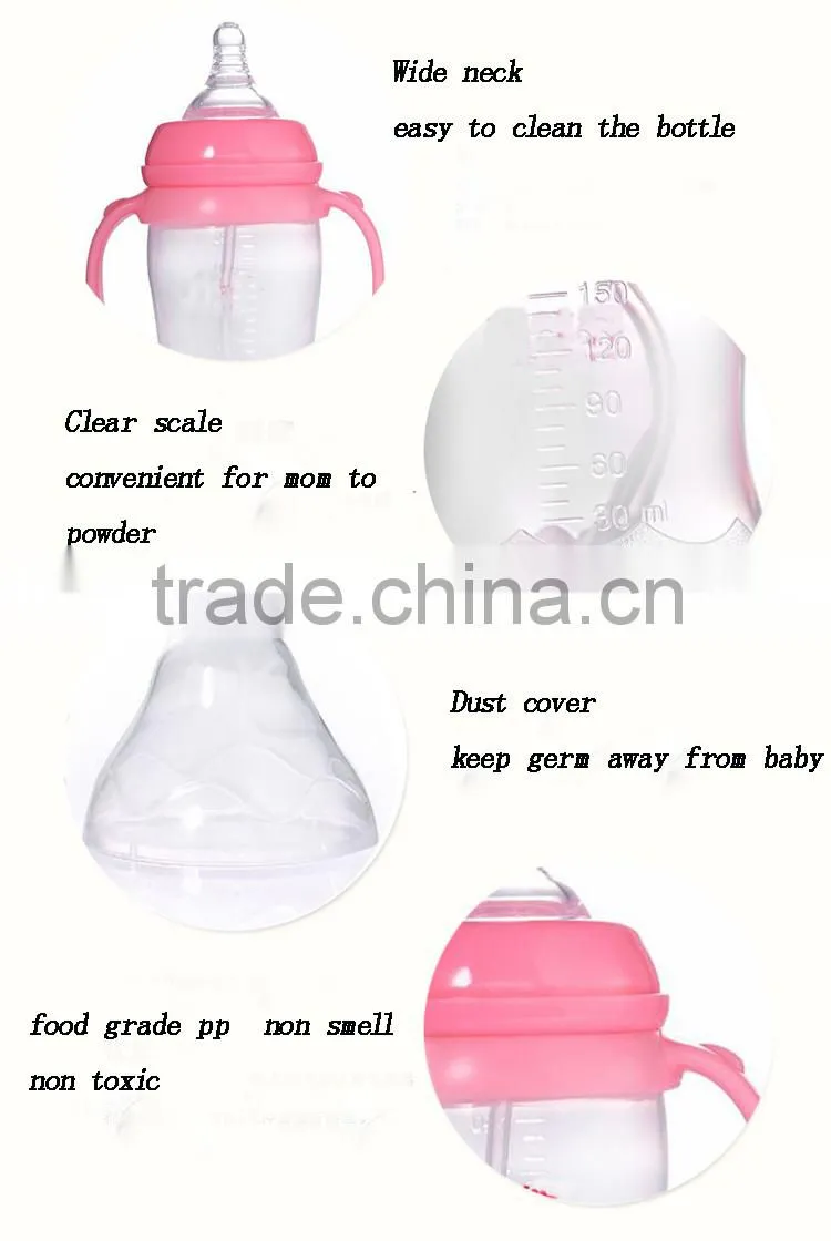 Baby feeding products customized feeding bottle pp wholesale