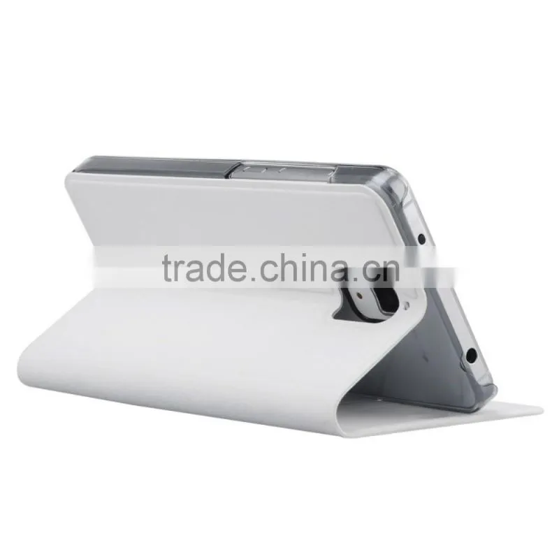 Mobile phone case for Xiaomi 4 fashion flip pu leather case personality case with cheap price