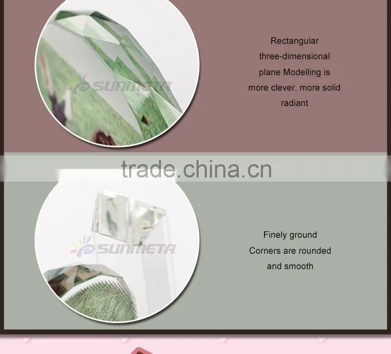 Trial Order Personalized Photo Crystal For Weddings Decoration