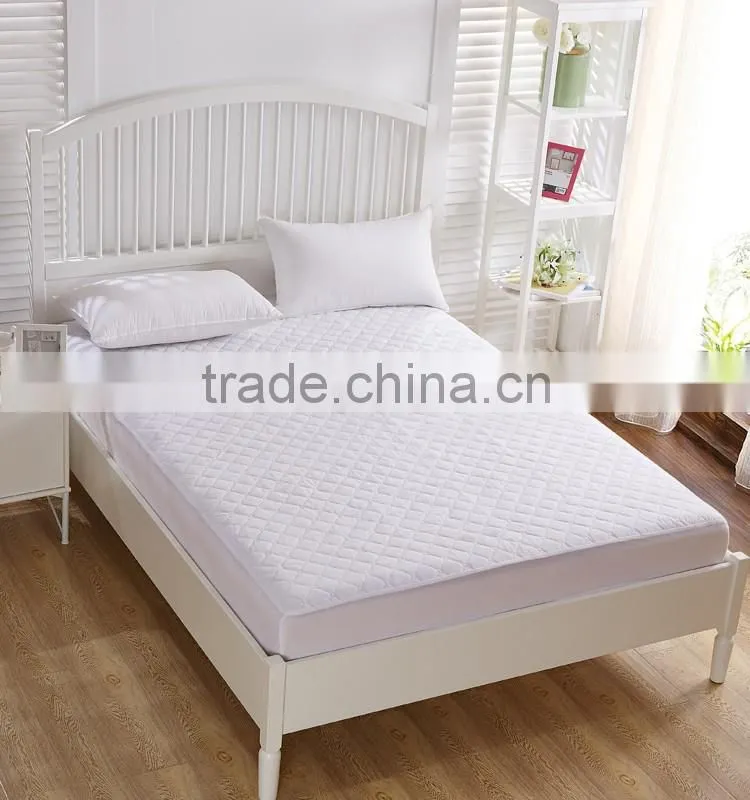 Ultrasonic Quilting King Size Bed Bug Fitted Waterproof Mattress Cover