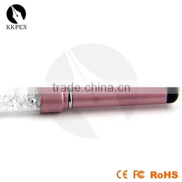 KKPEN Crystal Mobile Phone Stylus + 3.5mm Dust Plug Style Bling Touch Screen Pen