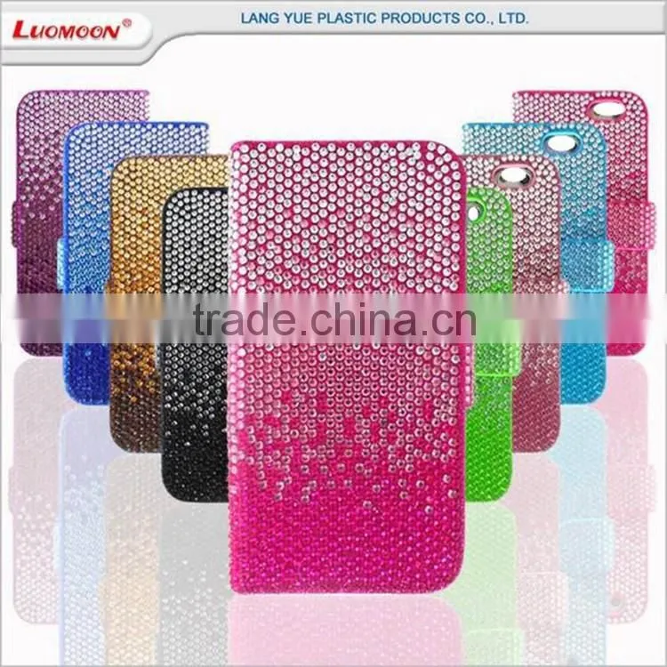new products 2016 diamond PU leather wallet phone case for iphone 5 5s se 6 6s 7