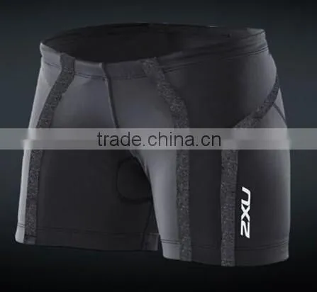 Quality nylon running fitness compression sports shorts for wholesale