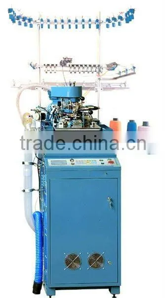 Automatic high speed plain socks weaving machines