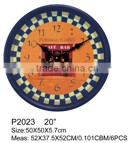 hotel decrator fashion large plastic clock
