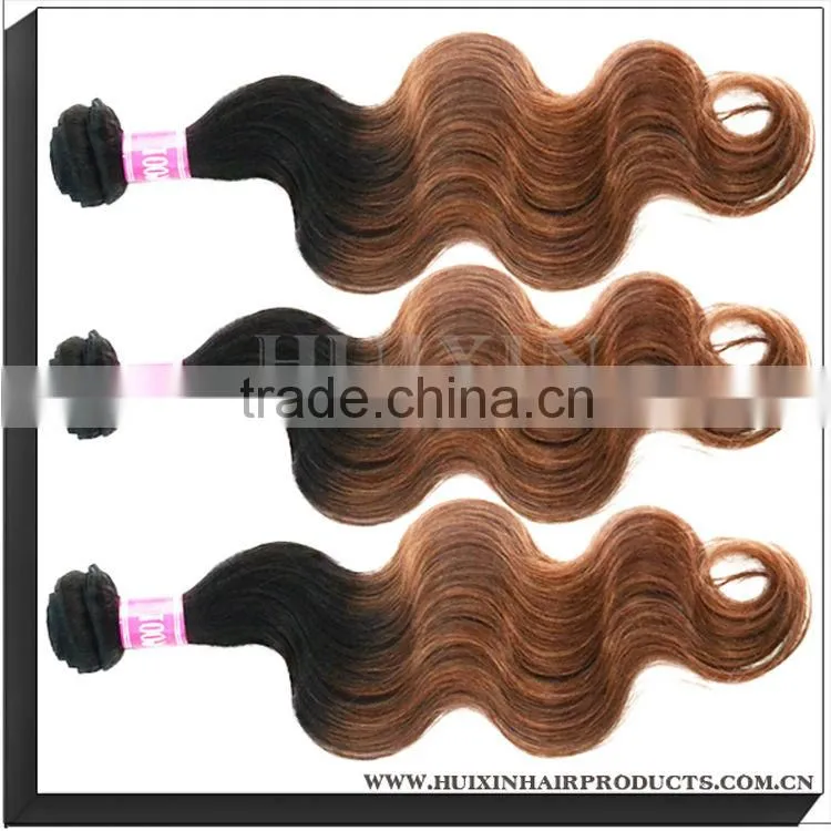 2014 New Arrival Brazilian Ombre Hair Weft