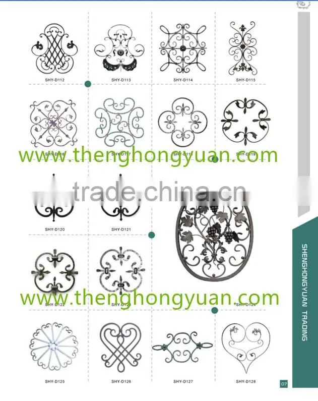 cast iron products cheap wrought iron pattern made in China