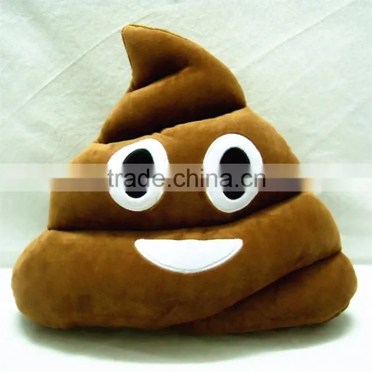 Cute Poop Shaped EmojI Poo Emoticon Soft stuffed Cushion Pillow