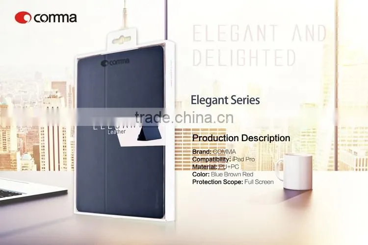 Anti-crash,Anti-shock Smart Leather Cover Cases With Stand For iPad Pro