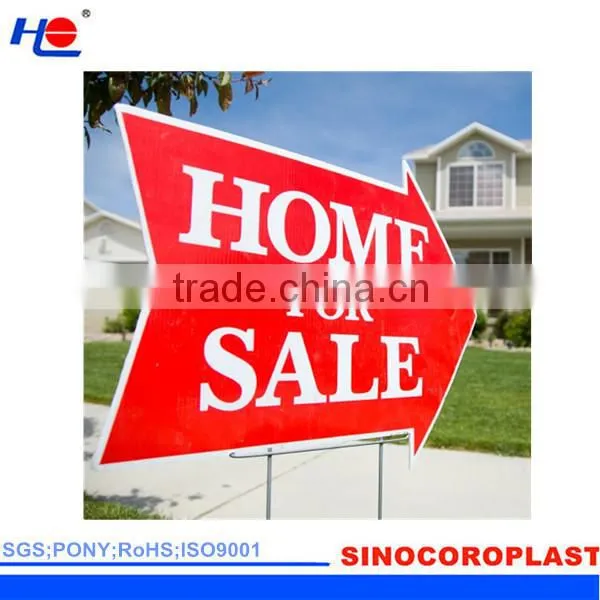 chemical resistance and corona treated plastic correx resistance grease signboard