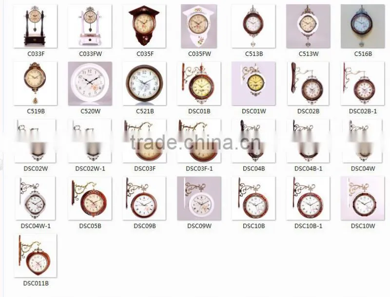 Modern Home Decor Interior Decorating Hand Painted Wall Clock