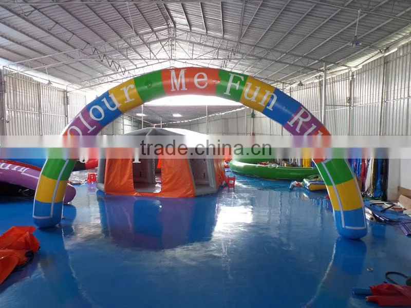 Inflatable Finish sport archway customize