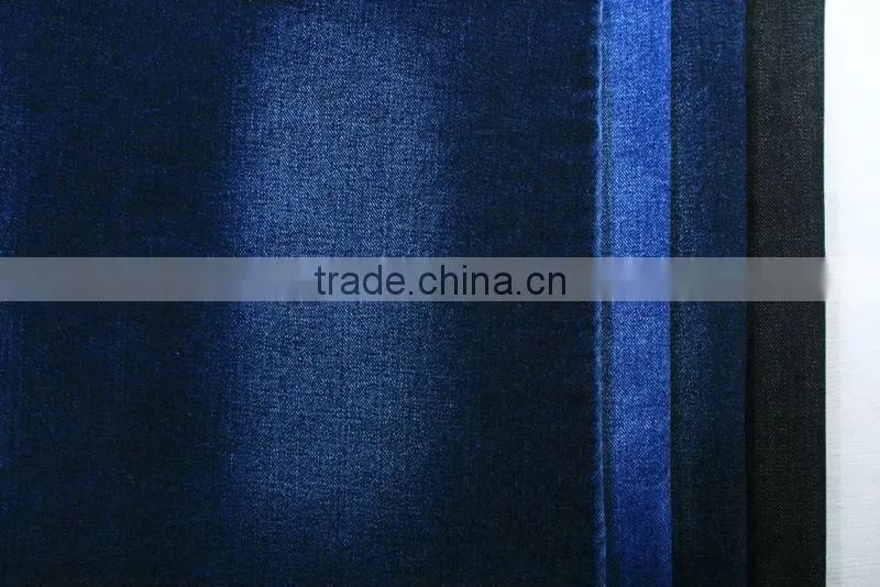 100% Cotton Denim Fabric for Jeans Rope Dyed 6s*6s 14 oz