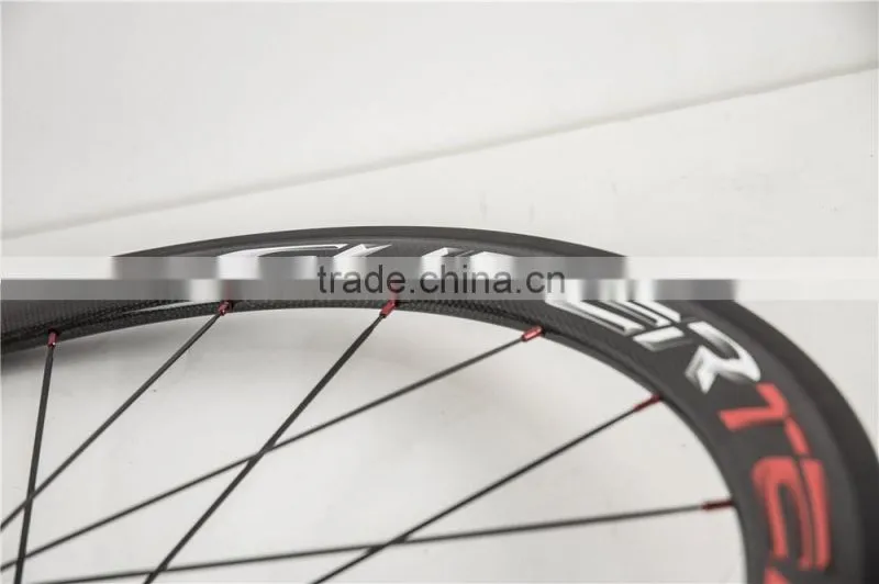 50mm Tubular Rim road bike wheels 700c carbon fiber rims clincher UD/3K matt full carbon rim for road aero bike
