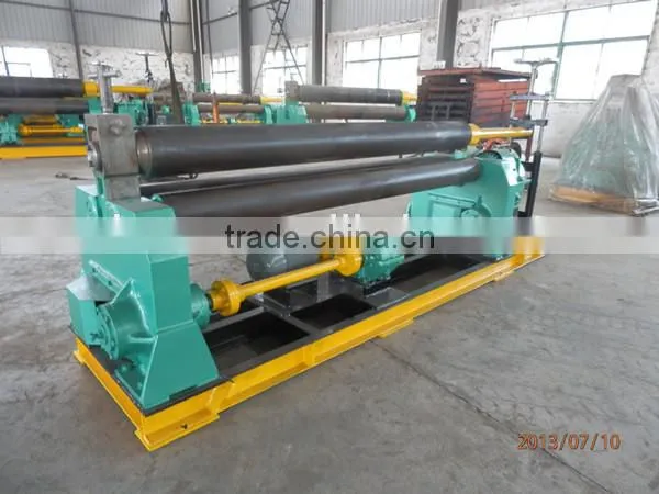 3 roller plate rolling machine w11-12*3000