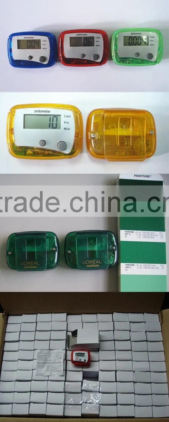 single Various color selection cheap pedometers for kids