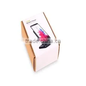 Qi standard magnetic induction wireless stand charger desktop wireless charger