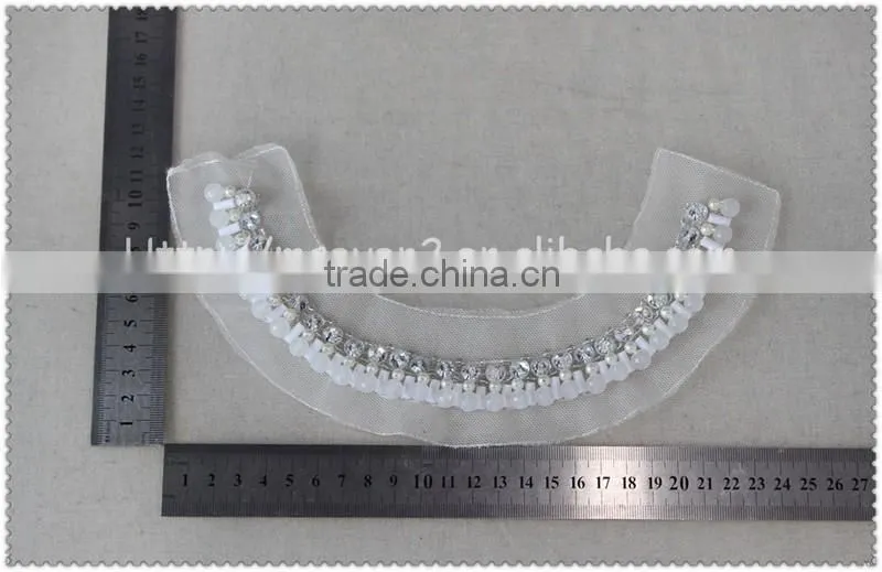 Latest design crystal rhinestone beaded collars, handmade elegant rehinestone beaded necklace