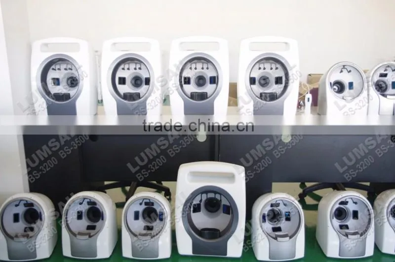 RGB/PL/UV tri-spectrum facial skin analyzer portable