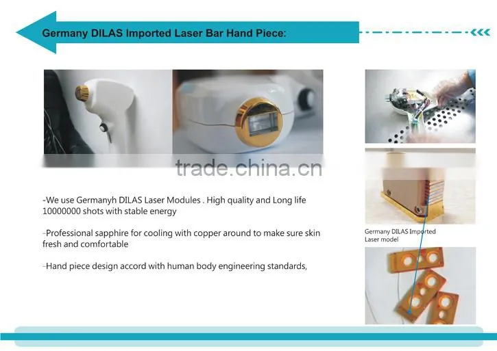 Diode Laser Bar 808nm Depilation System