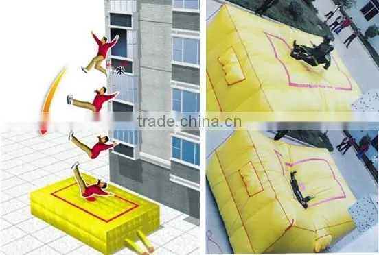 Safety air cushion ,Air bag, Inflatable Mattress,rescue cushion,jump bag