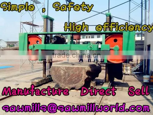 MJ1200 large Horizontal Band Sawmill
