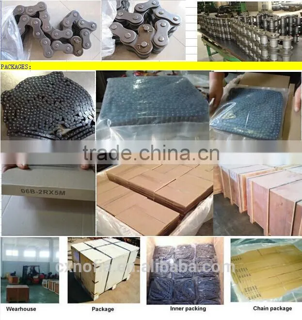 Transmission conveyor chain simlex or double row short pitch precision roller chains