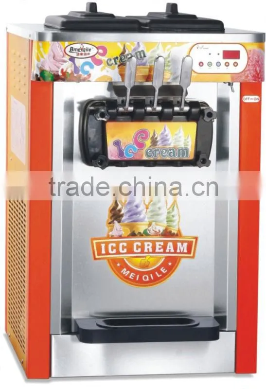 All stainless steel rainbow soft ice cream machine /maker (manufacturer)